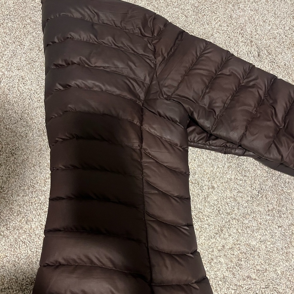 Women's Brown Puffer Jacket - Picture 8 of 9